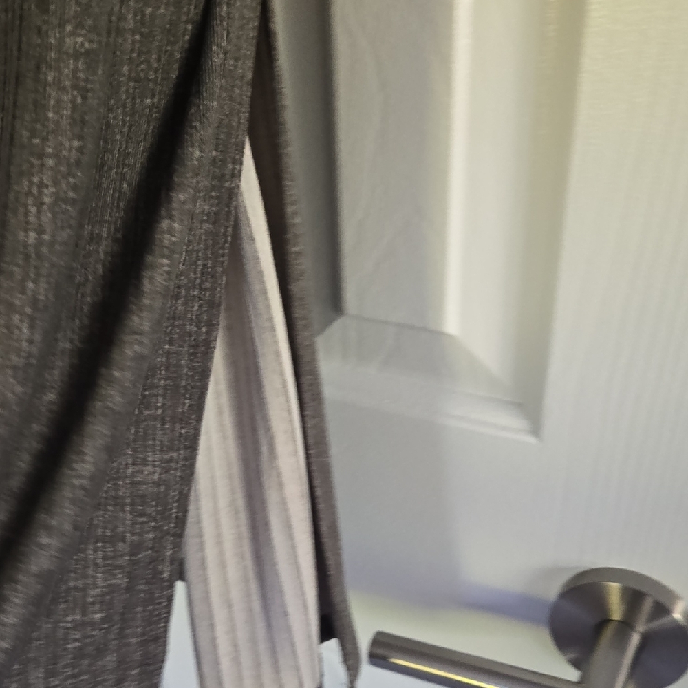 LulaRoe Violet Grey Ribbed Midi Skirt- Lg - Picture 4 of 8